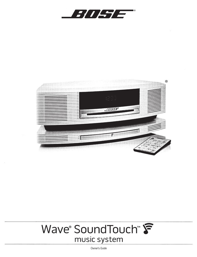 Bose Wave SoundTouch User manual