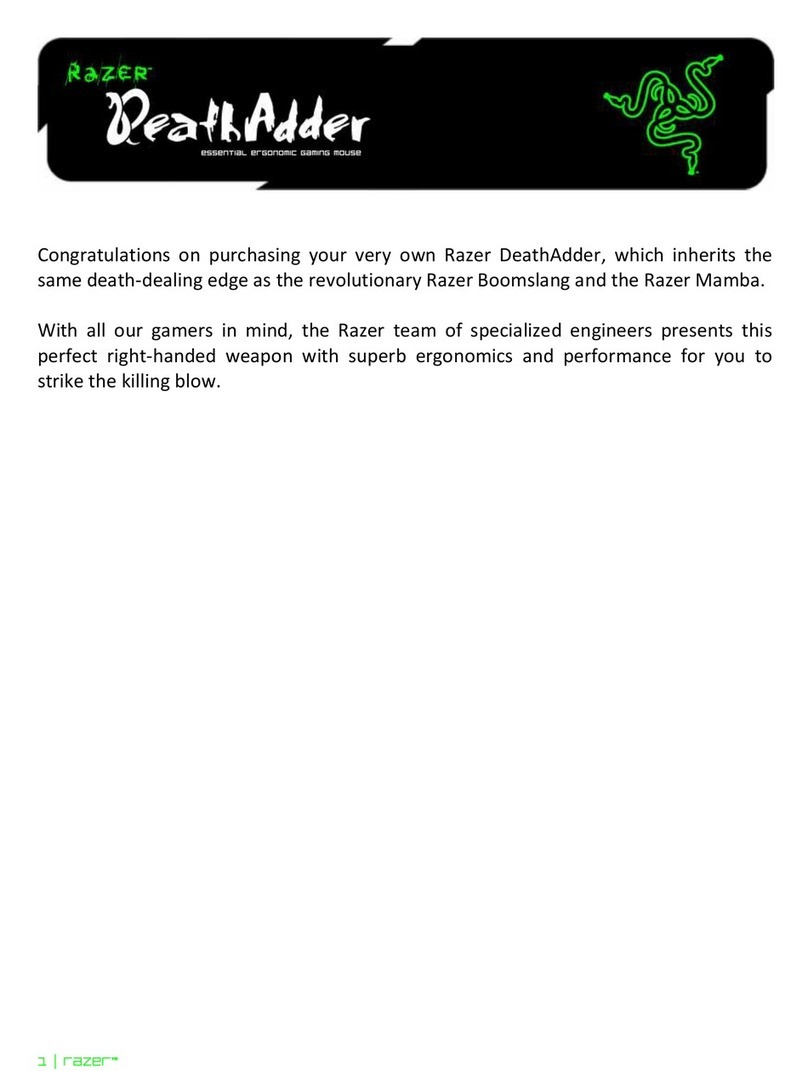 Razer DeathAdder User manual