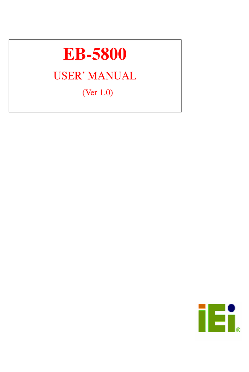 IEI Technology EB-5800 User manual