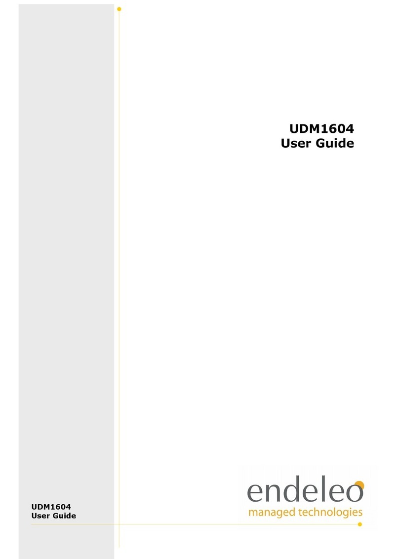 AMX endeleo UDM 1604 user guide AMX endeleo UDM 1604 user guide