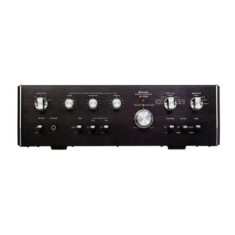 Sansui AU-5500 operating instructions