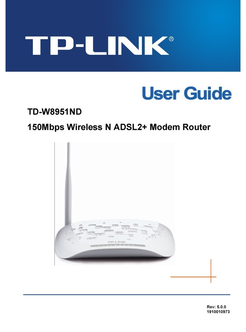 TP-Link TD-W8951ND User manual