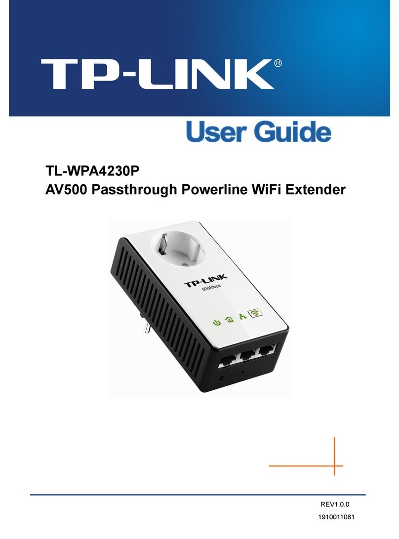 TP-Link TL-WPA4230P User manual TP-Link TL-WPA4230P User manual