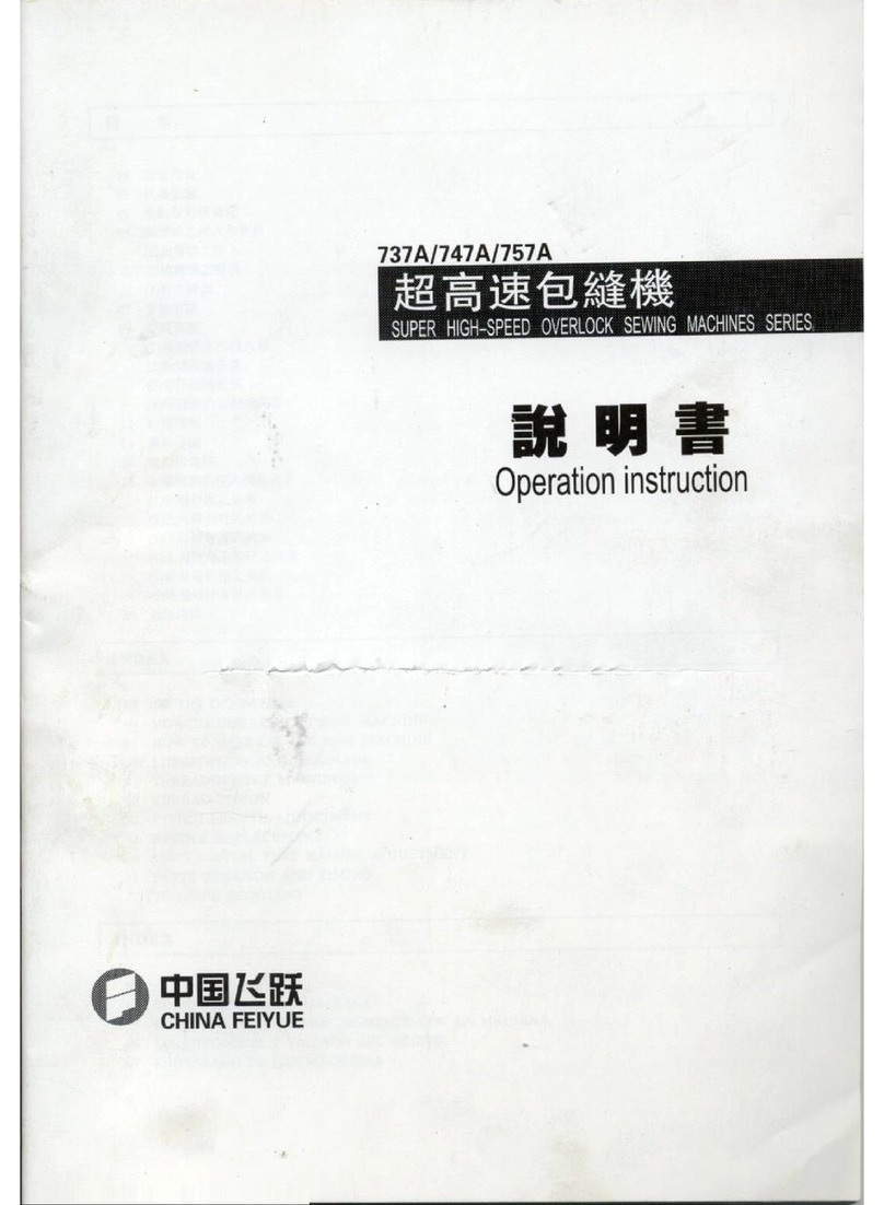 China Feiyue 737A operation instruction