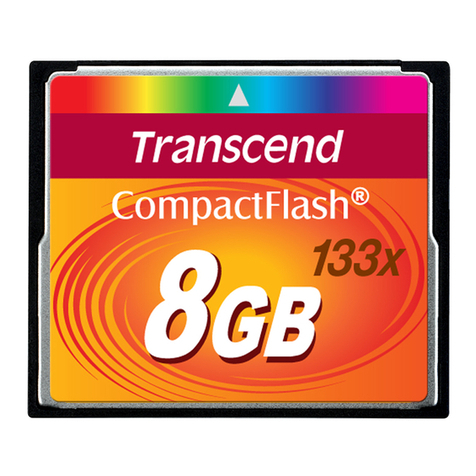 Transcend CompactFlash Ultra Speed 133x Quick instruction guide
