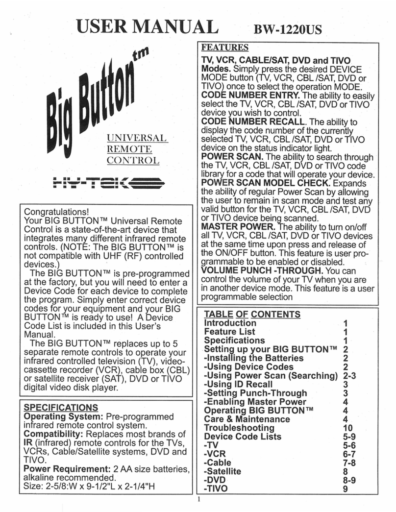 Big Button BW-1220-US user manual