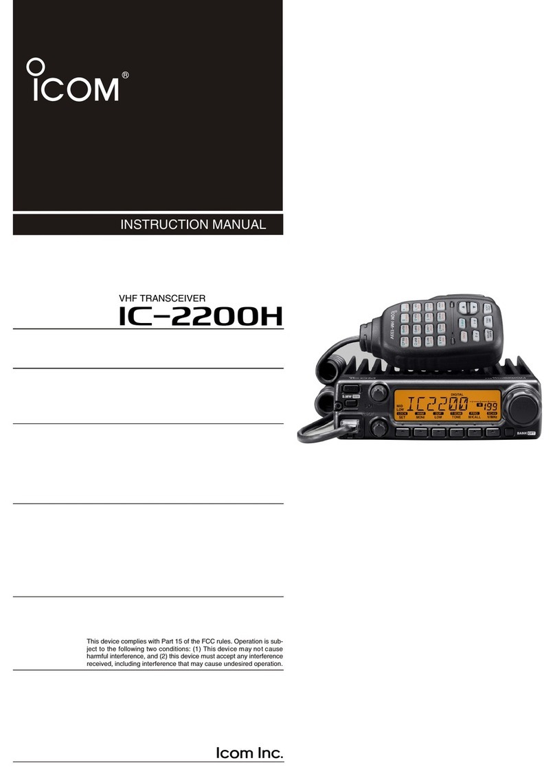 Icom IC-2200H User manual