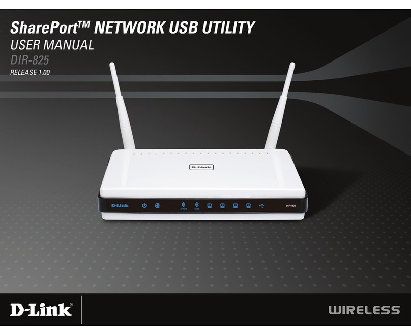 D-Link SharePort DIR-825 User manual D-Link SharePort DIR-825 User manual