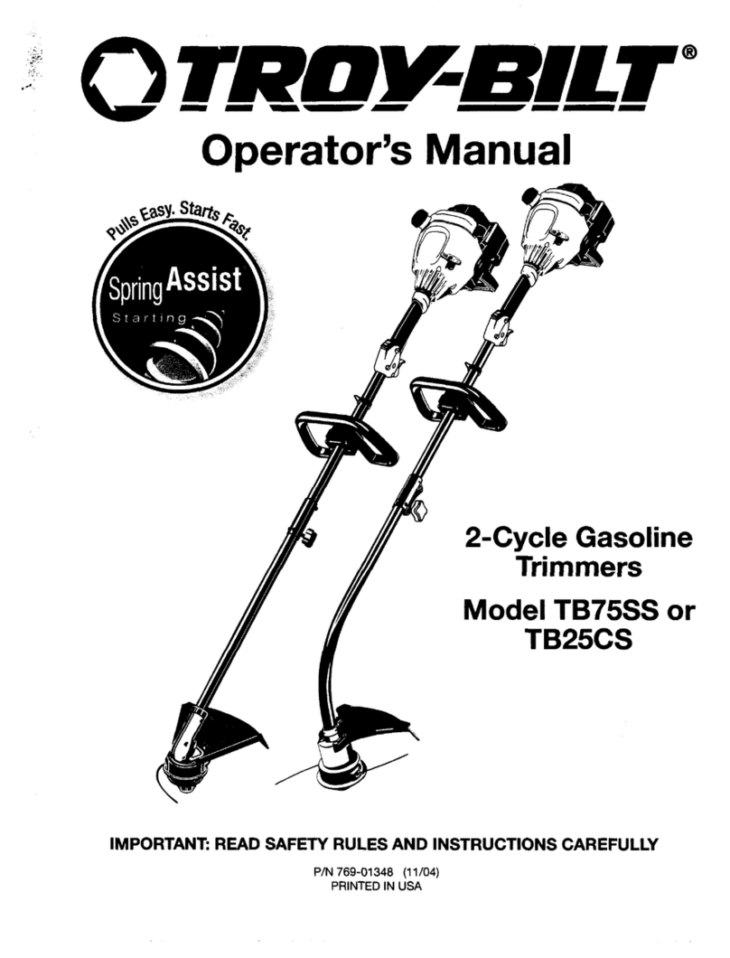 Troy-Bilt AST TB75SS Operator's manual