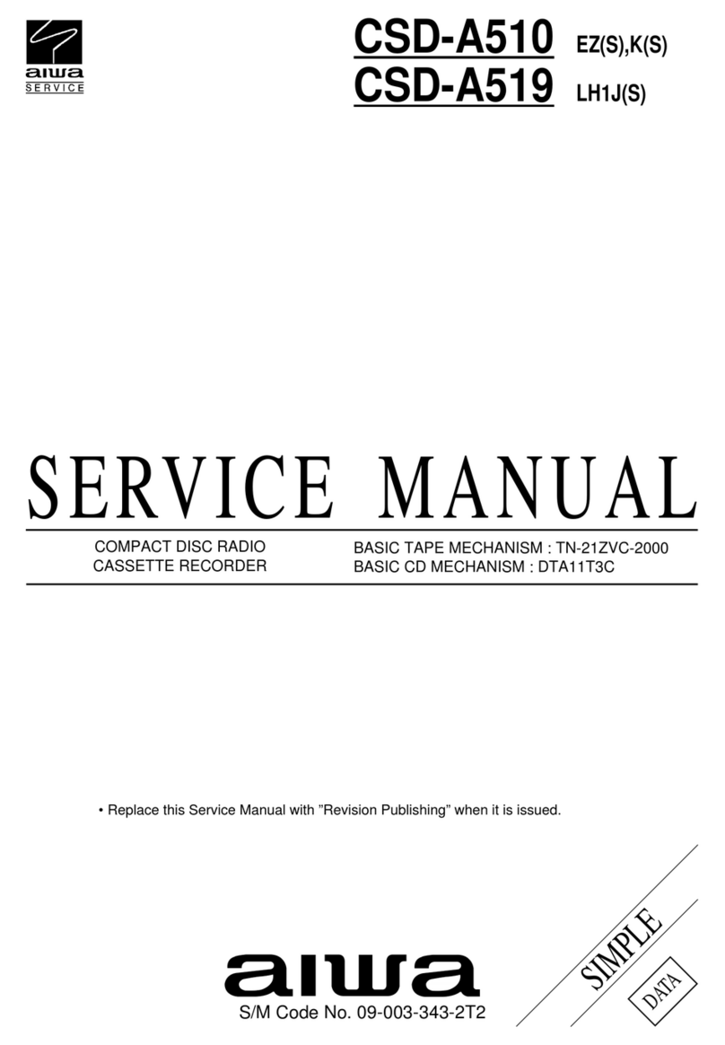 Aiwa CSD-A510 User manual