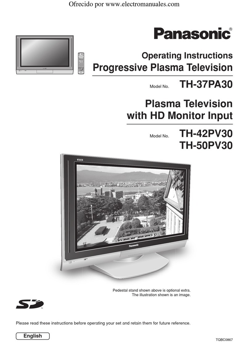 Panasonic TH-37PA30 User manual