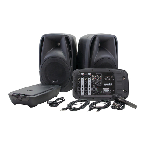 Gemini ES-210MXBLU User manual