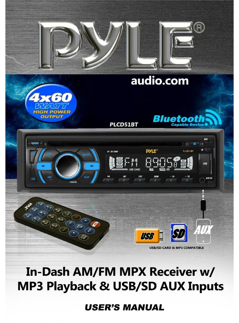 Pyle PLCD51BT User manual