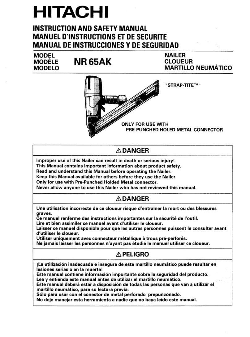 Hitachi NR 65AK Instruction Manual Hitachi NR 65AK Instruction Manual