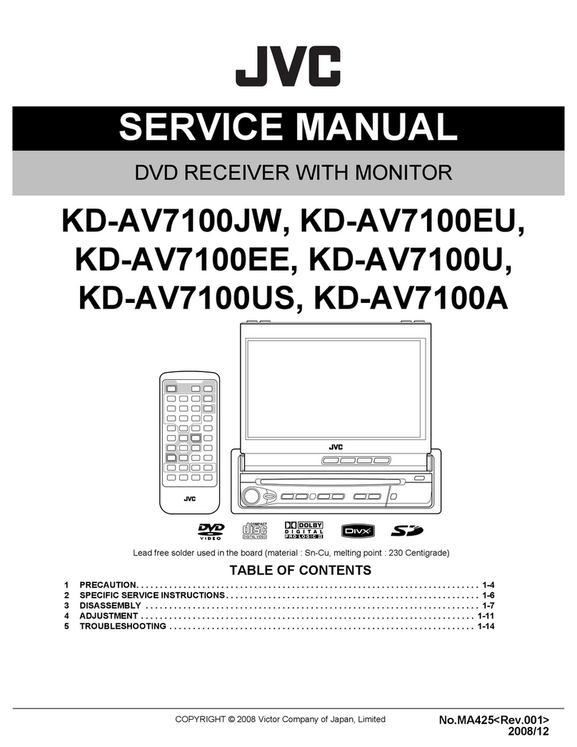 JVC KD-AV7100JW User manual