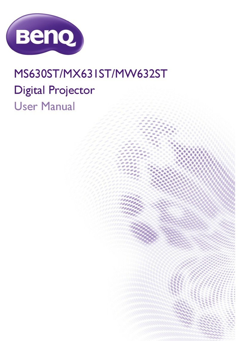 BenQ MS630ST User manual