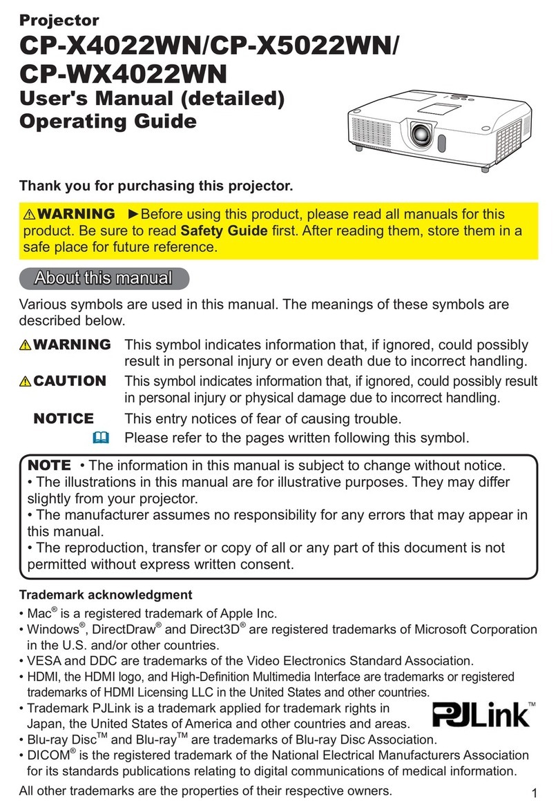 PJLink CP-X4022WN User manual
