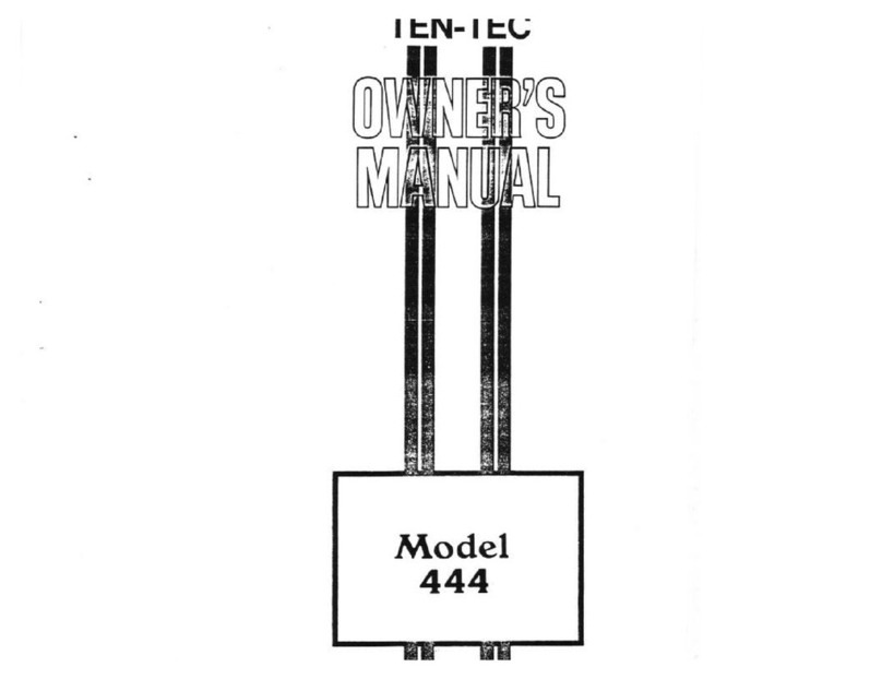 Ten-Tec 444 owner's manual