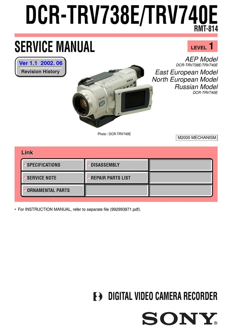 Sony Handycam DCR-TRV738E Service manual
