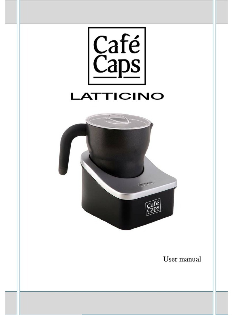 Cafe Caps Latticino user manual