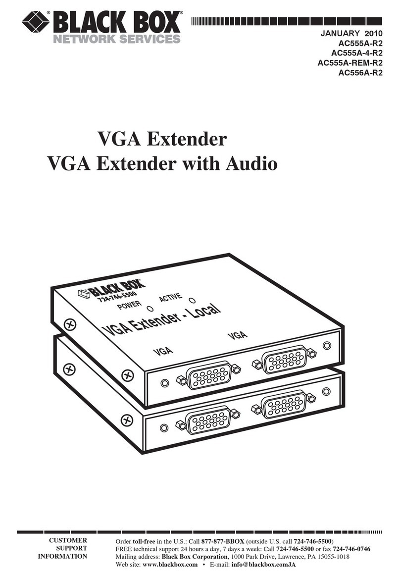 Black Box AC555A-R2 user manual