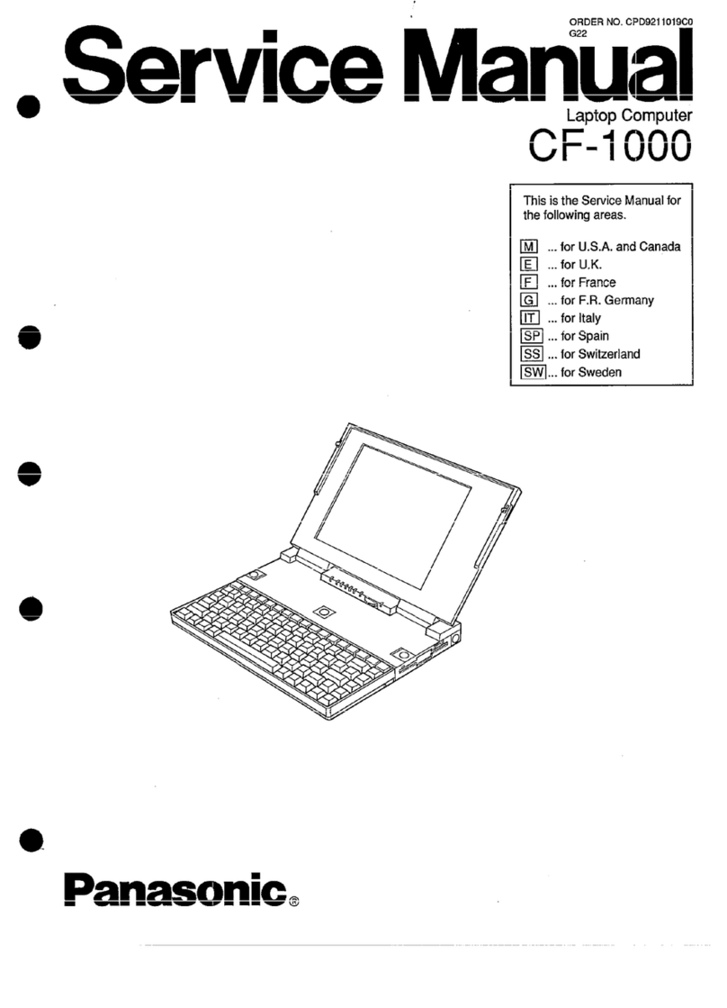 Panasonic CF-1000 Service manual