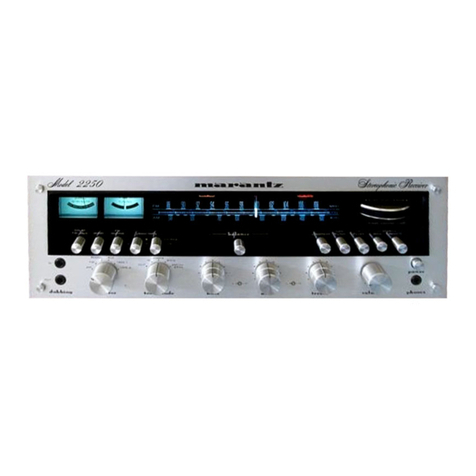Marantz 2250 User manual