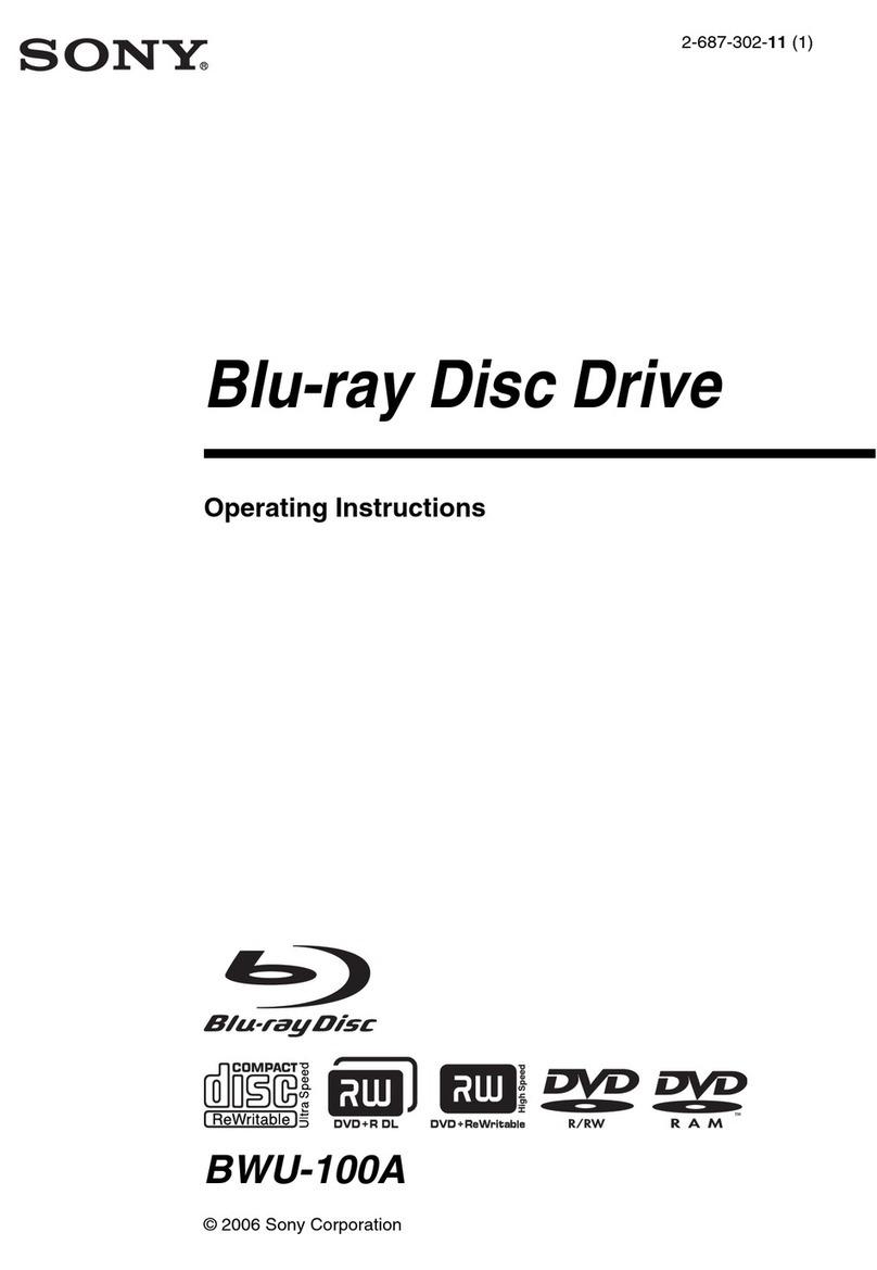 Sony BWU-100A operating instructions