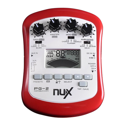 nux PG-2 User manual