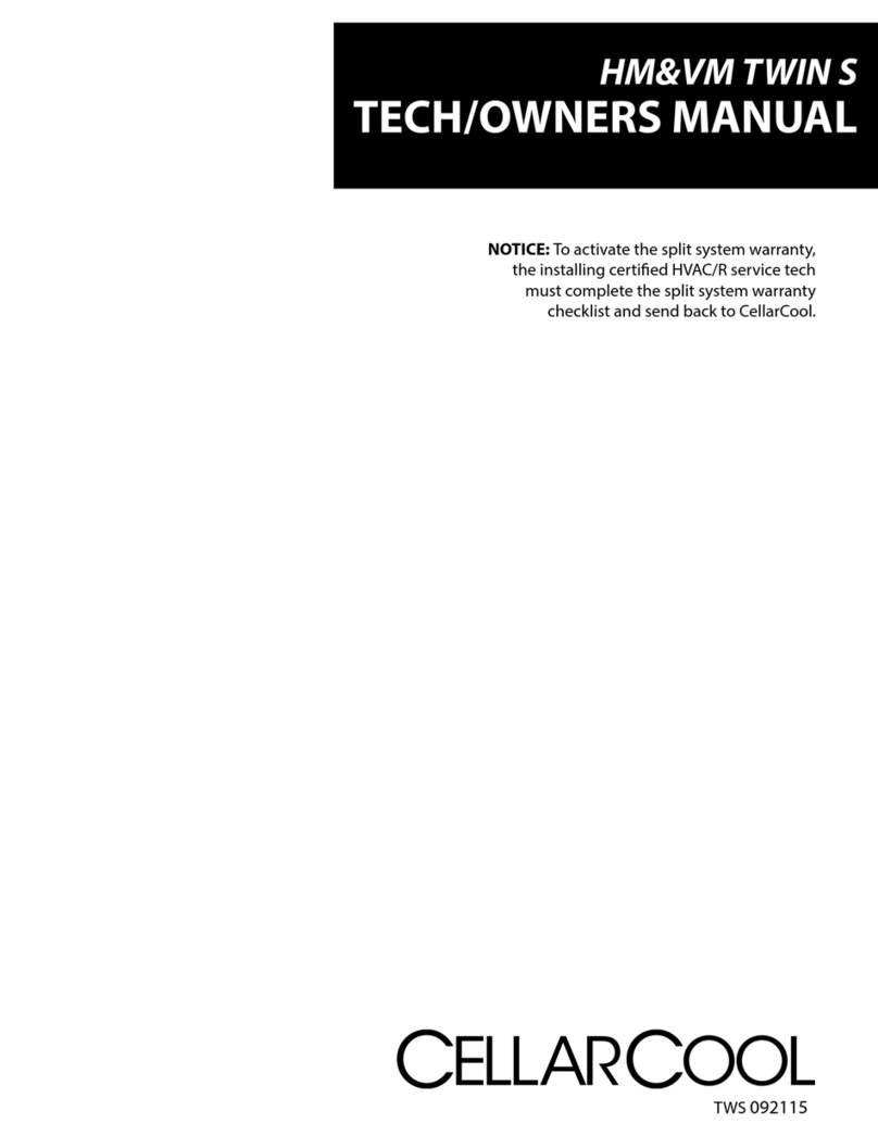 Cellar Cool HM&VM TWIN S owner's manual