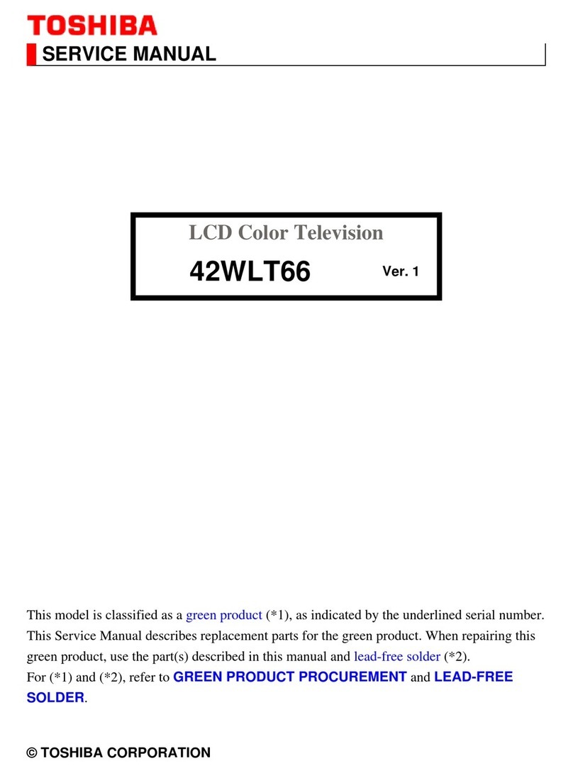 Toshiba 42WLT66 User manual