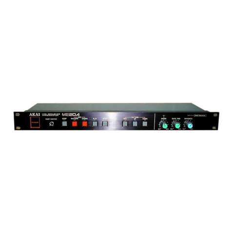 Akai ME20A Operator's manual