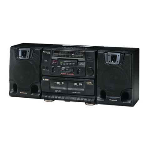 Panasonic RX-CT890 User manual