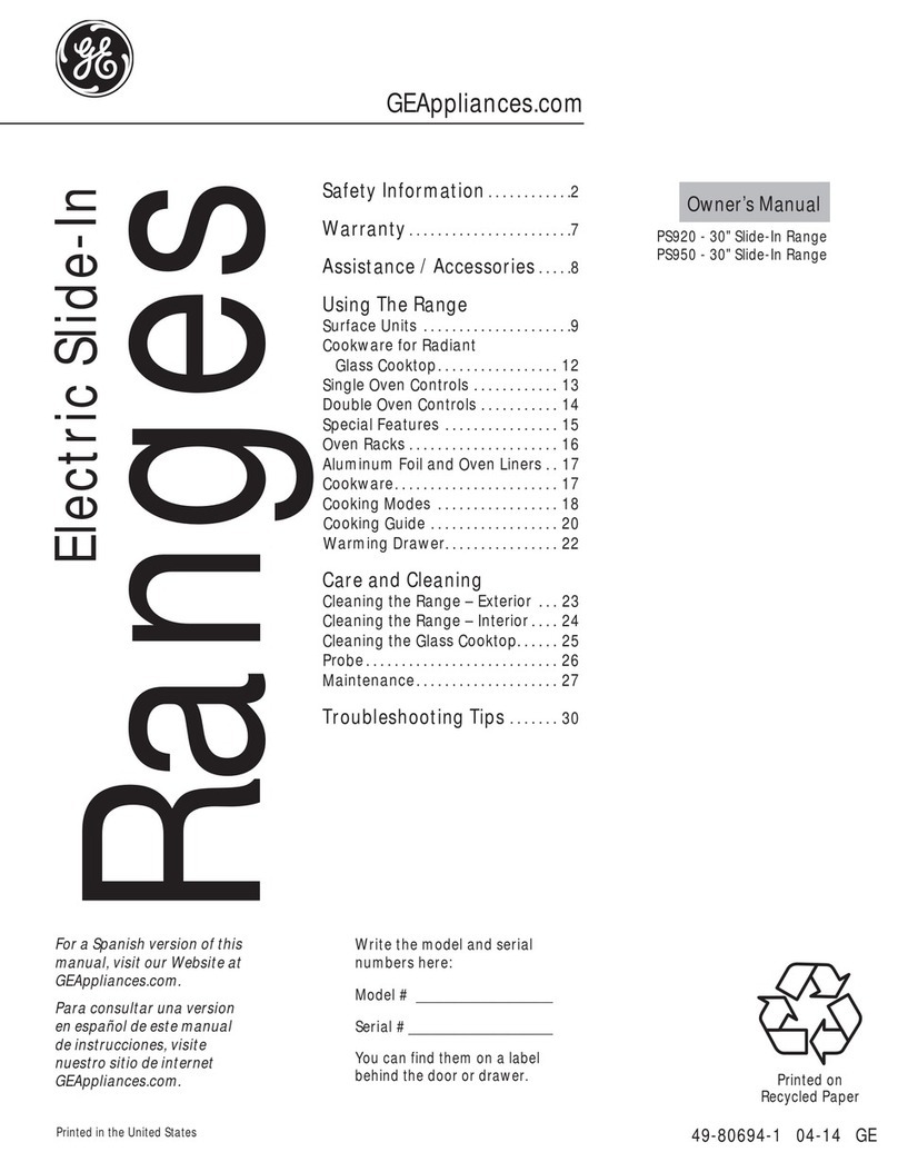 GE PS950 User manual