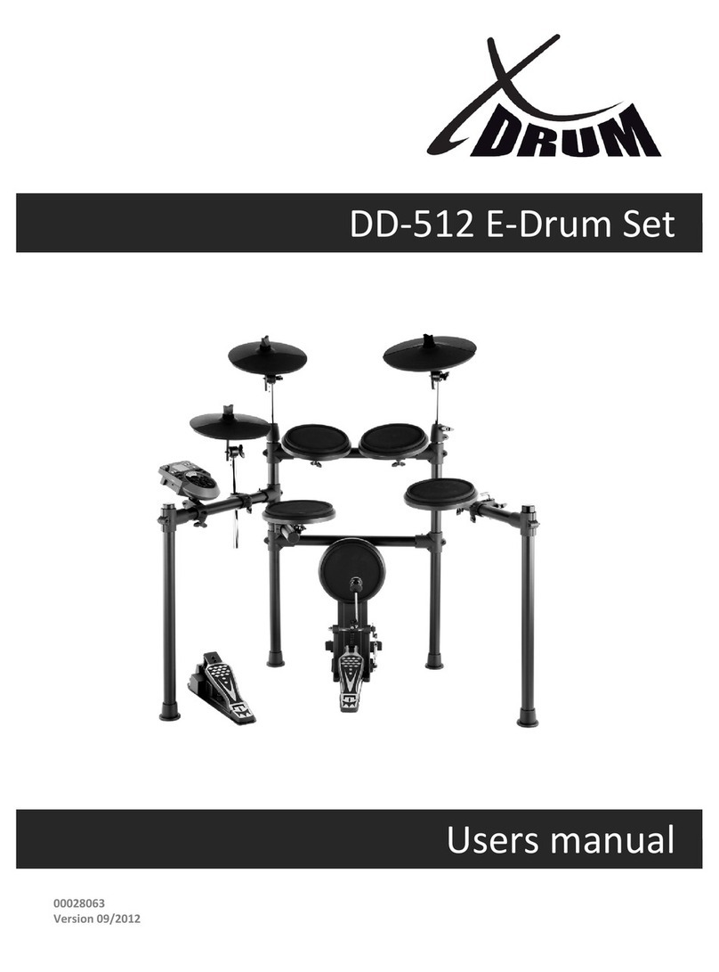 XDrum DD-512 User manual XDrum DD-512 User manual