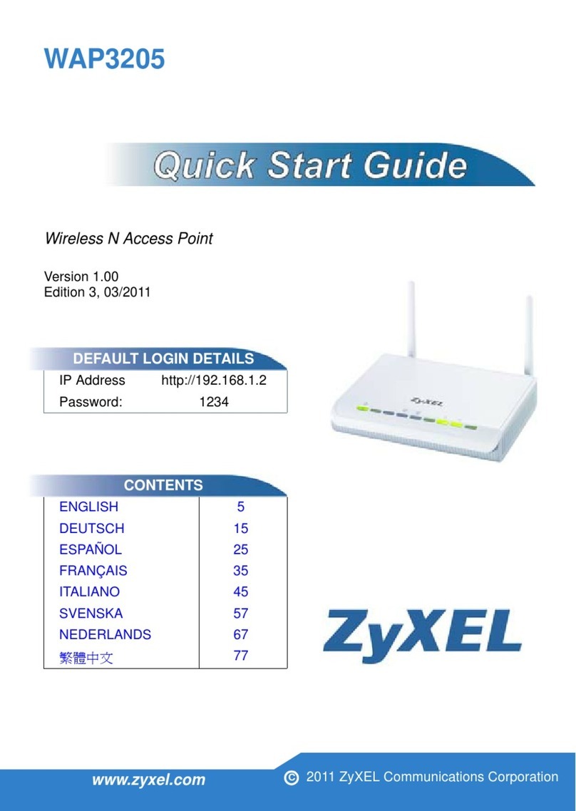 ZyXEL Communications WAP3205 User manual