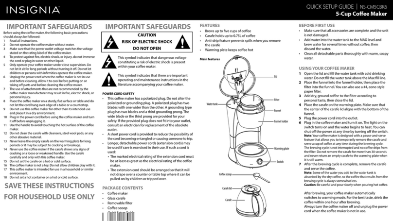 Insignia NS-CM5CBK6 Quick setup guide