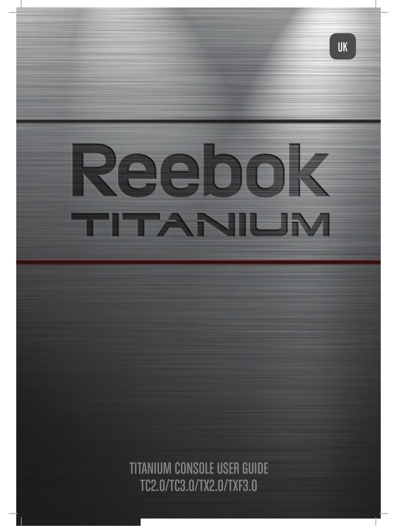 Reebok TITANIUM TC2.0 user guide