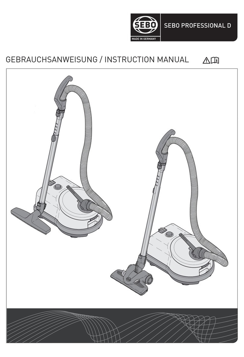 Sebo Professional D User manual Sebo Professional D User manual