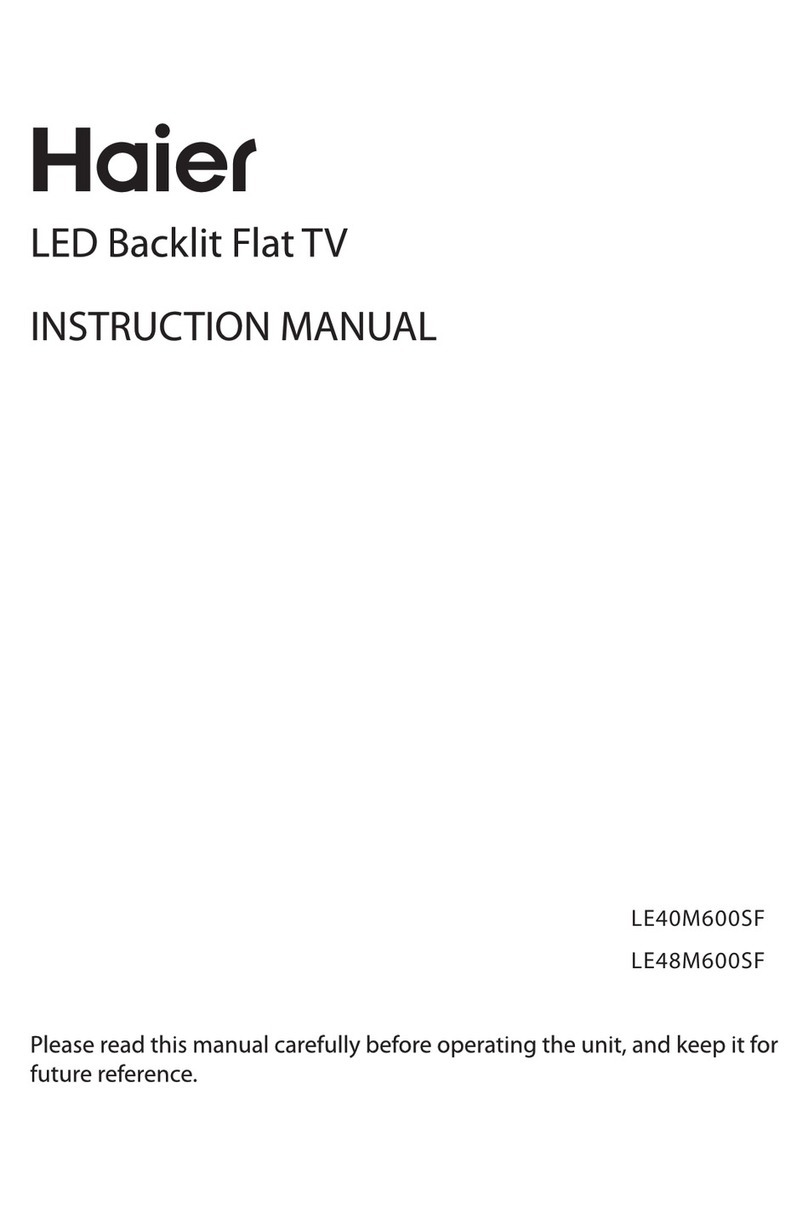 Haier LE40M600SF User manual Haier LE40M600SF User manual