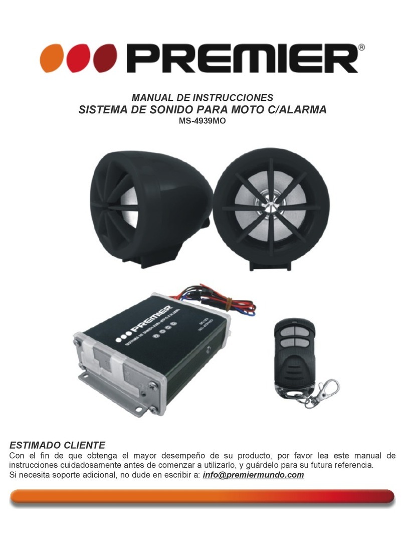 Premier MS-4939MO instruction manual