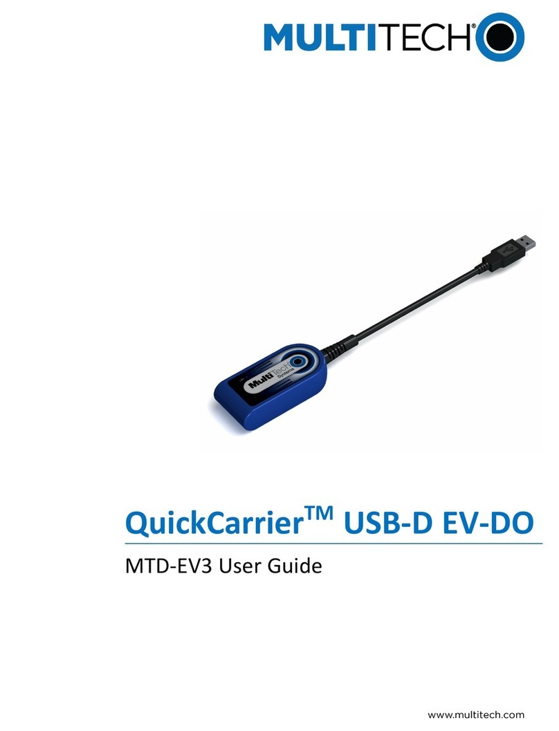 Multitech MTD-EV3 User manual