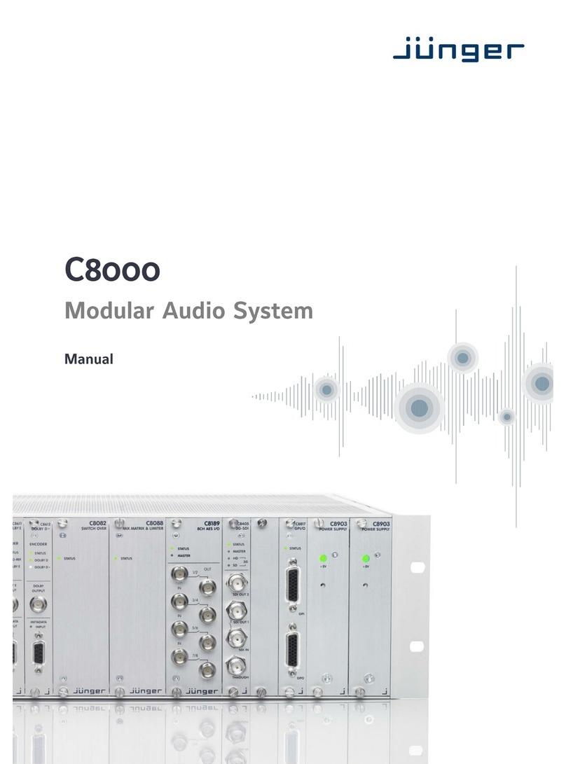 junger C8000 user manual