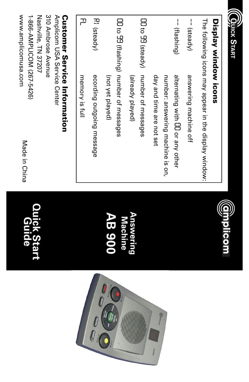 Amplicom AB900 User manual