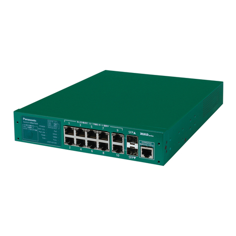 Panasonic Switch-M8ePWR PN27089KA User manual