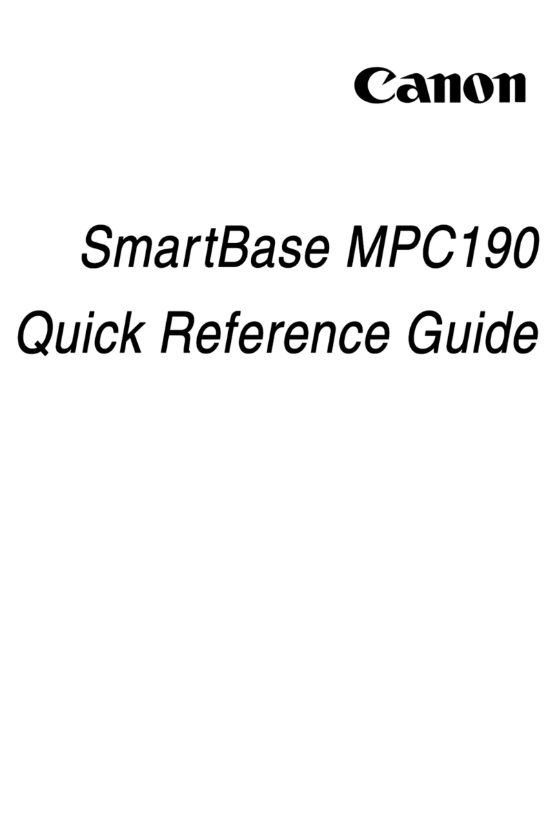 Canon SmartBase MPC190 User manual