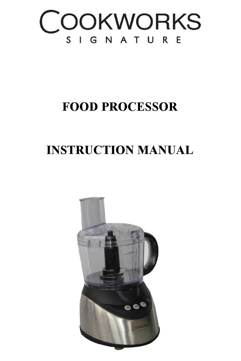 Cookworks Signature 4227975 instruction manual