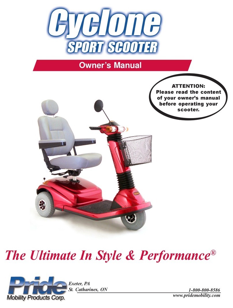 Pride Cyclone User manual