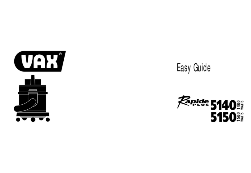 Vax Rapide Plus 5140 Product information sheet