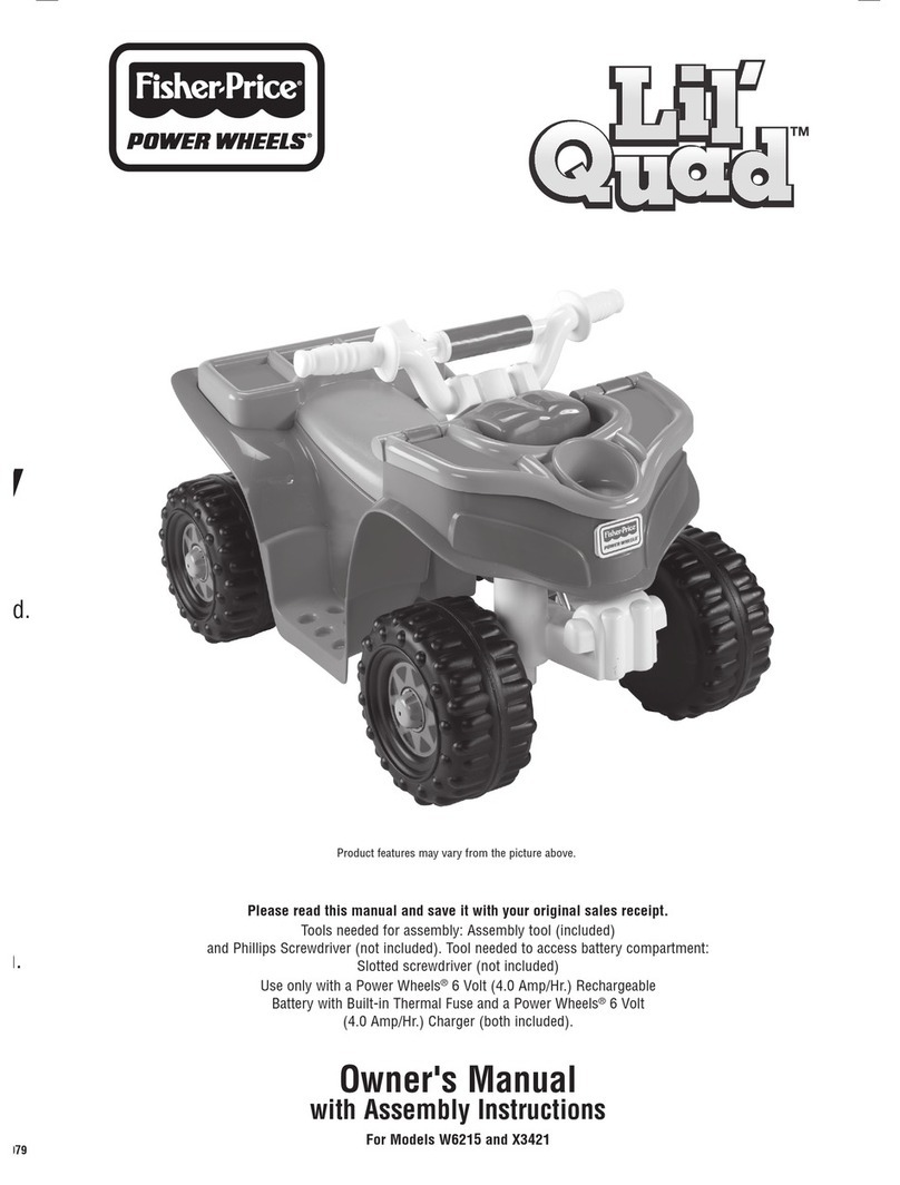 Fisher-Price Lil' Quad W6215 User manual